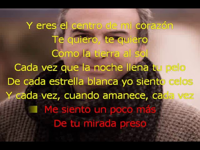 cada vez que te beso me sabe a poco letra