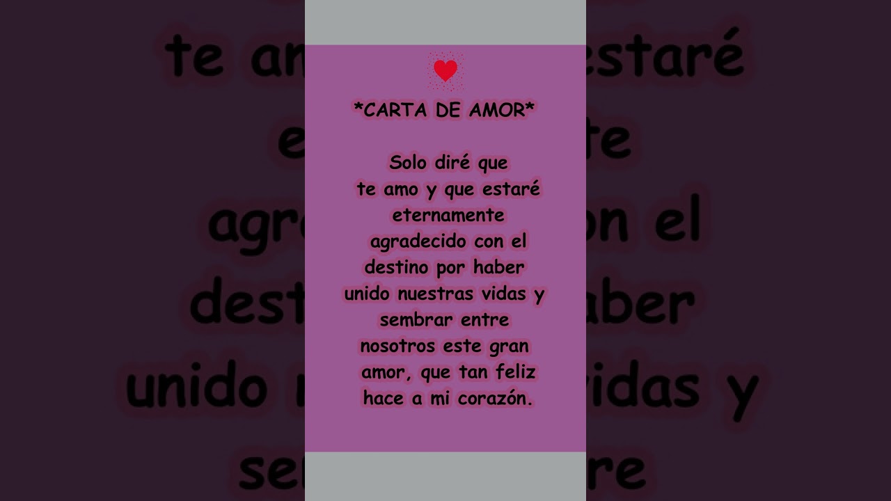 carta para mi novio de amor y amistad