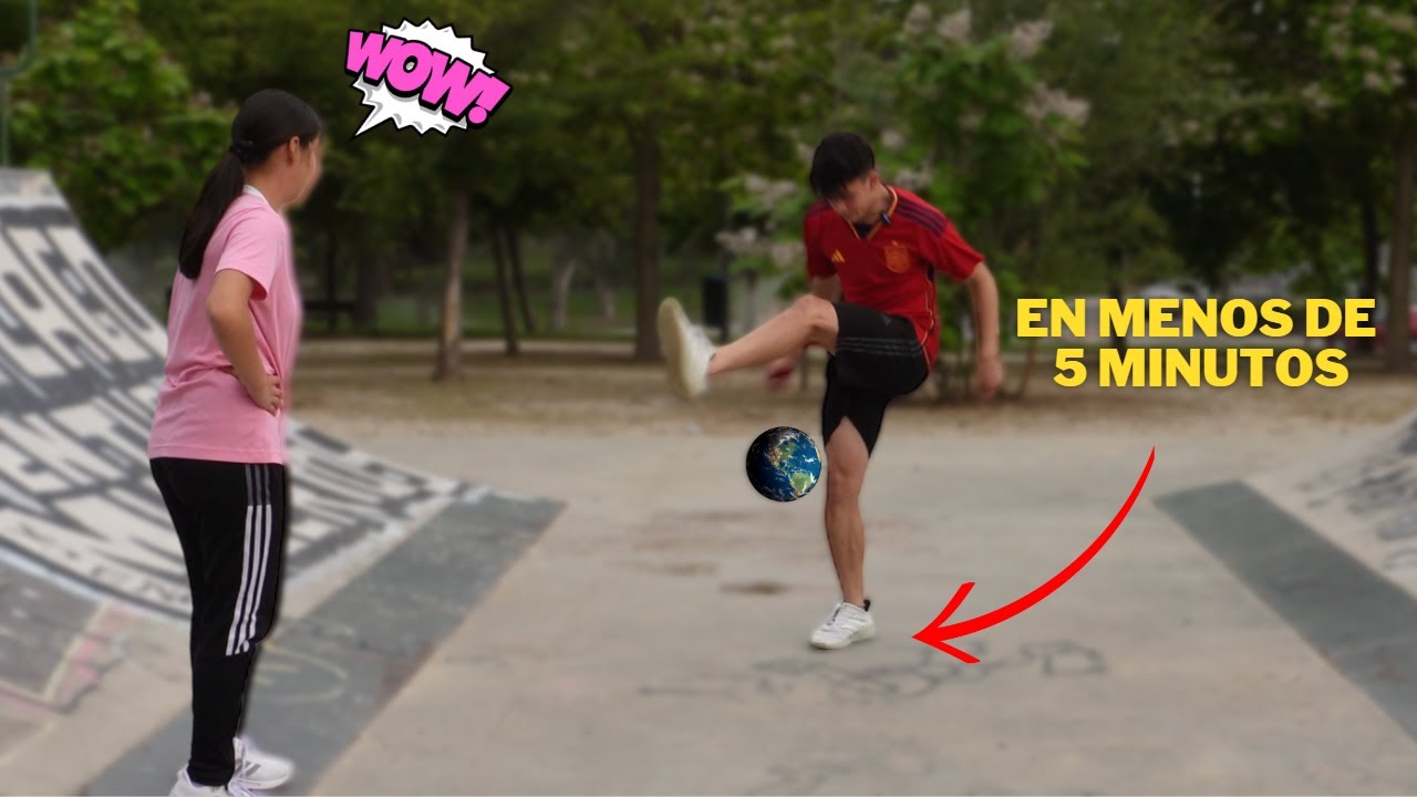 como aser la vuelta al mundo con el balon