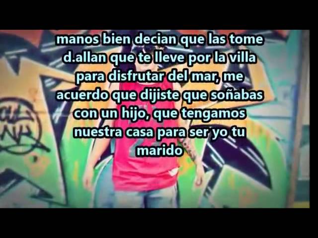 d allan no te dejo de pensar letra