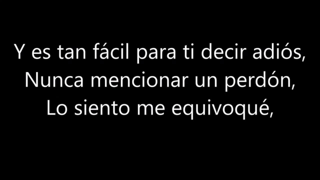 es tan facil para ti decir adios letra