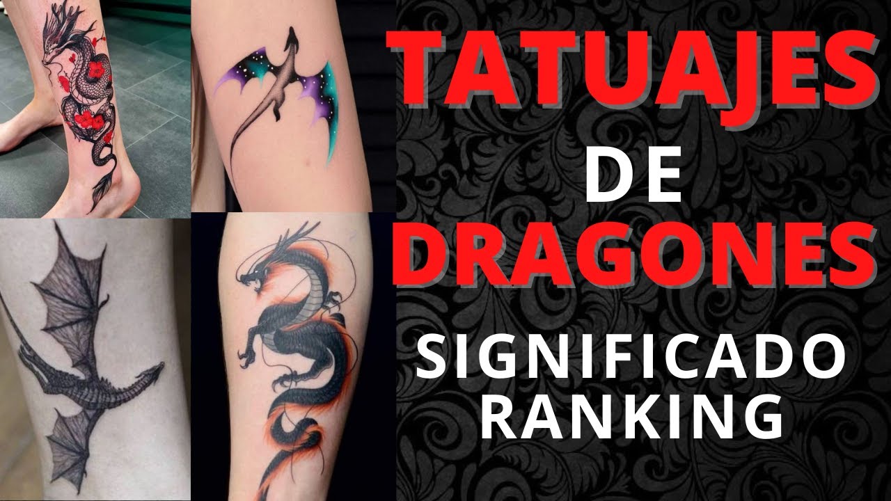 los mejores tatuajes de dragones en el brazo
