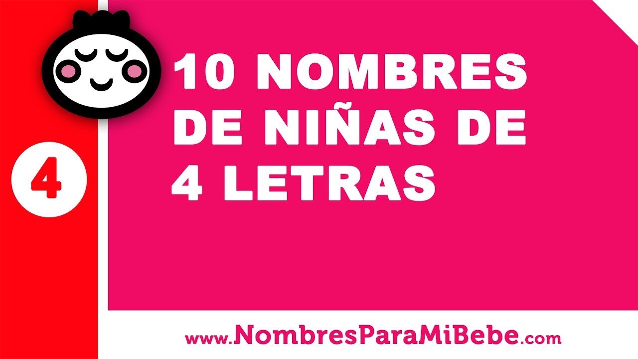 nombres de niña de 4 letras