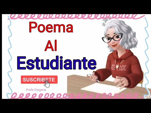 poema corto del dia del estudiante