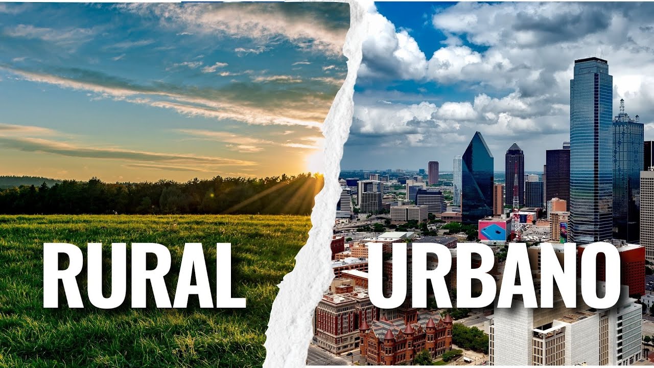 semejanzas y diferencias entre población rural y urbana