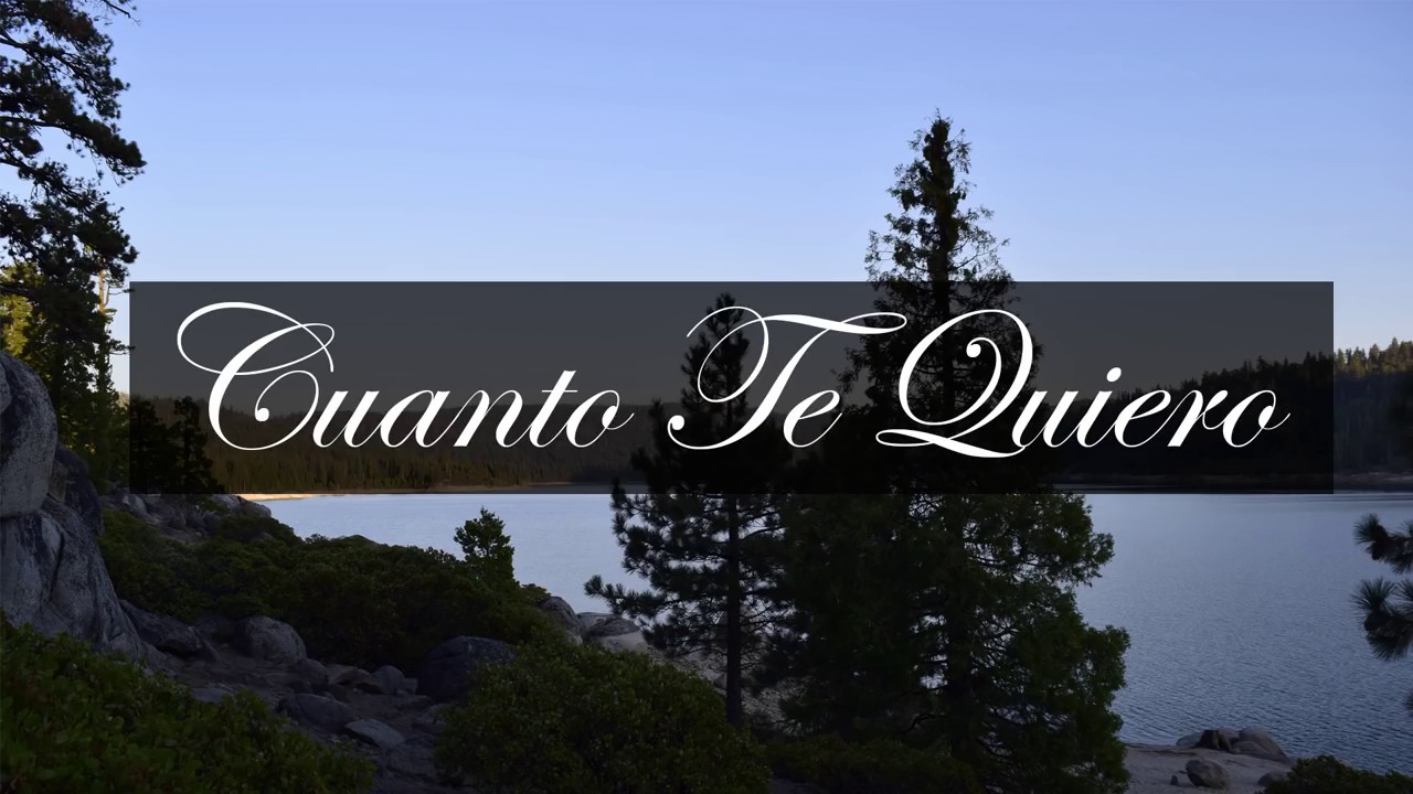 aque no sabes cuanto te quiero letra
