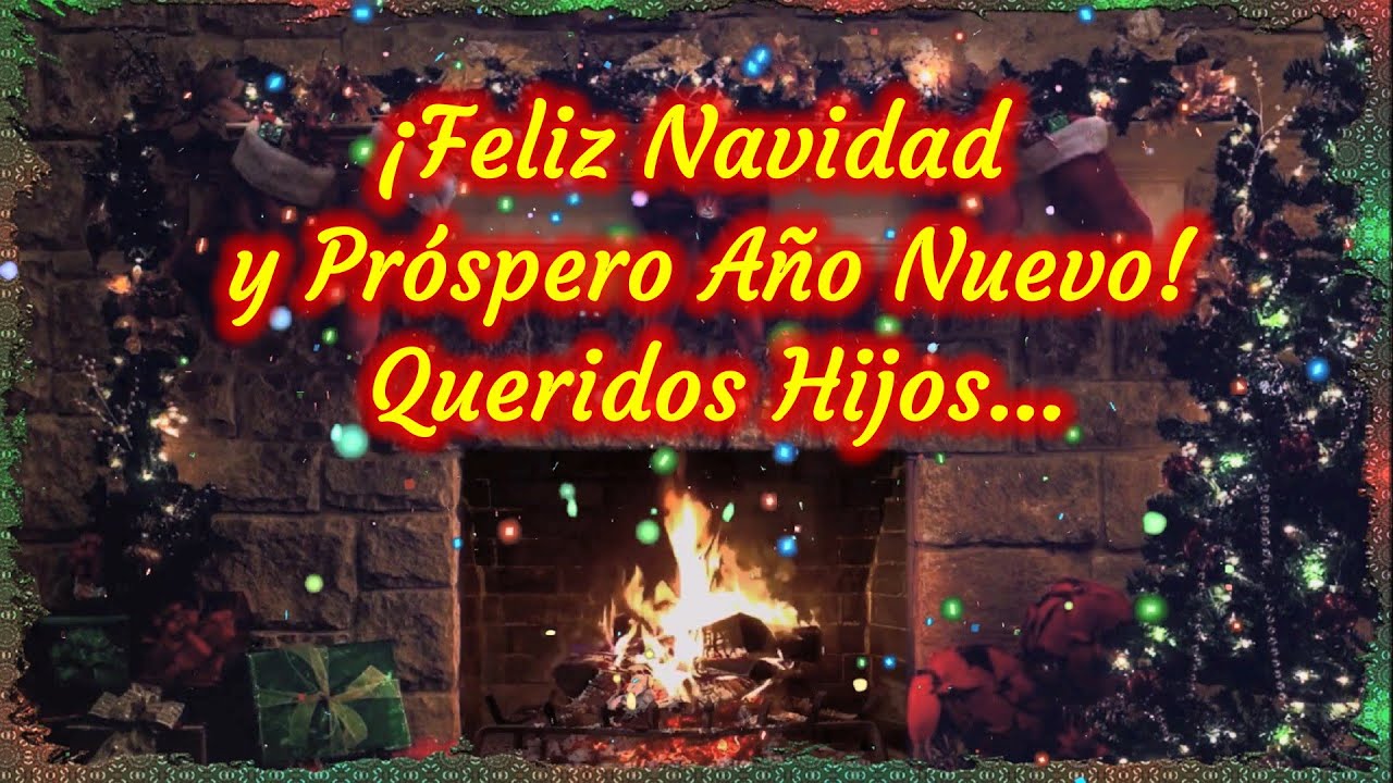 feliz año nuevo para mis hijos