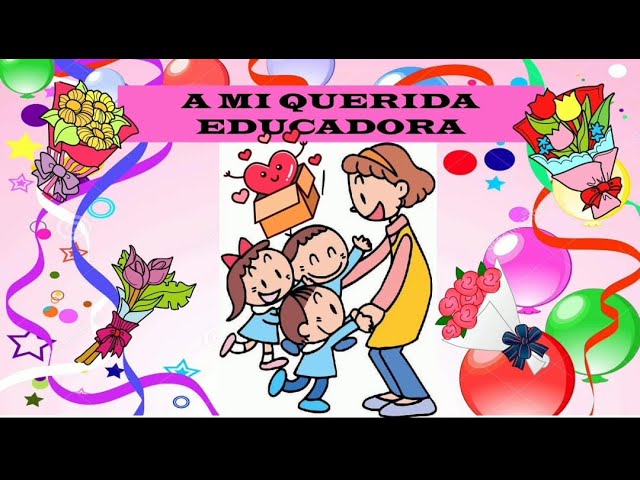 frases de feliz dia de la educadora