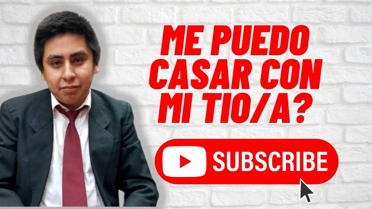 me puedo casar con mi tia