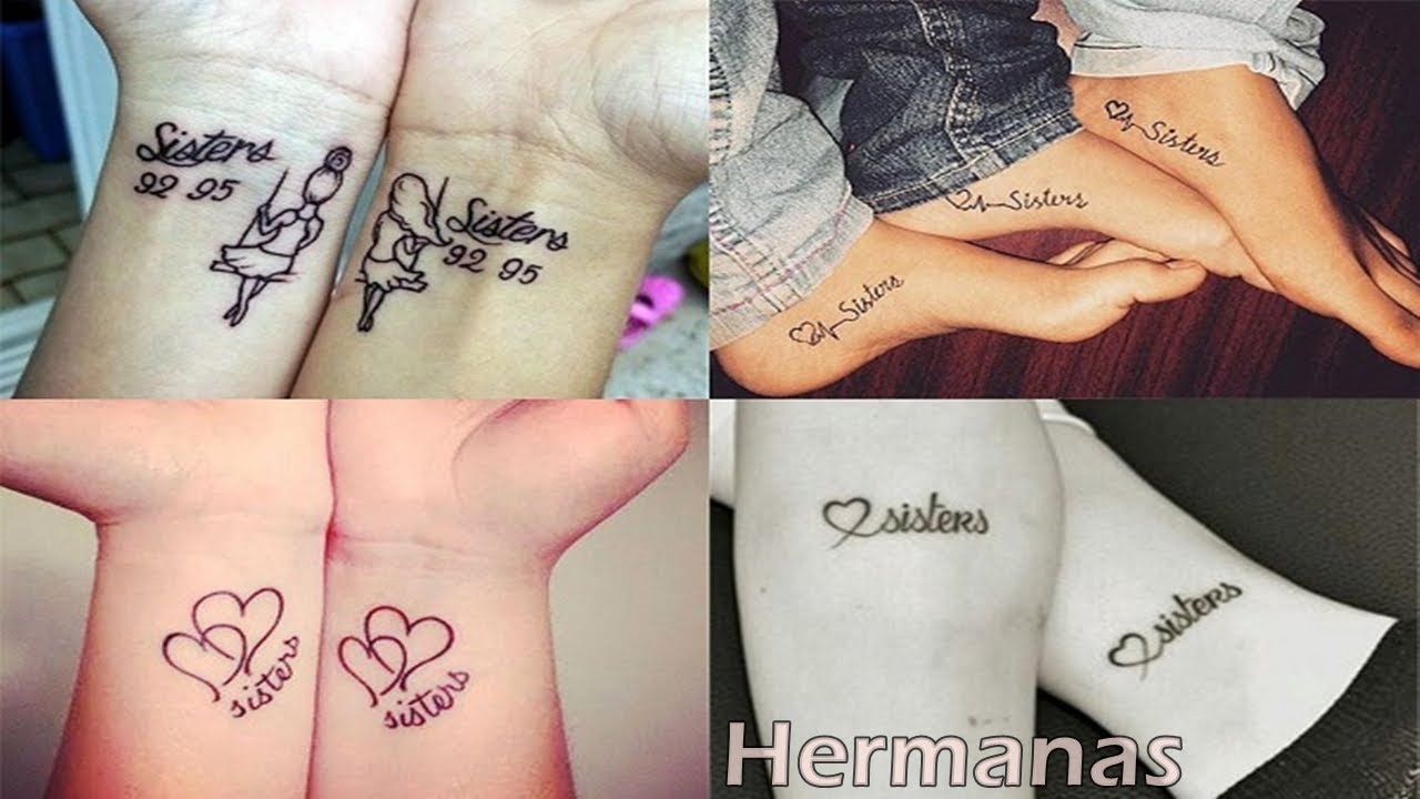 tatuajes para hermanos hombre y mujer pequeños