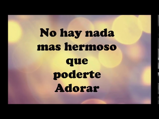 anhelo tu presencia letra esperanza de vida