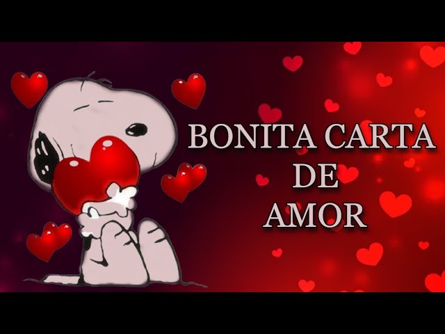 carta de amor para una persona especial