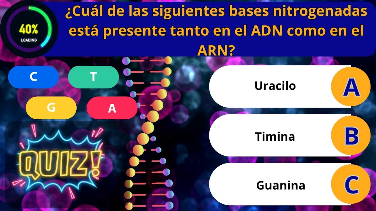 examen de biologia molecular con respuestas