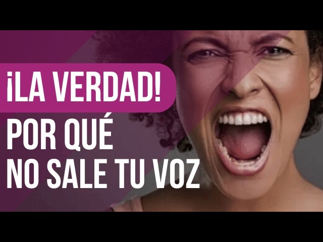 qué significa soñar que no te sale la voz