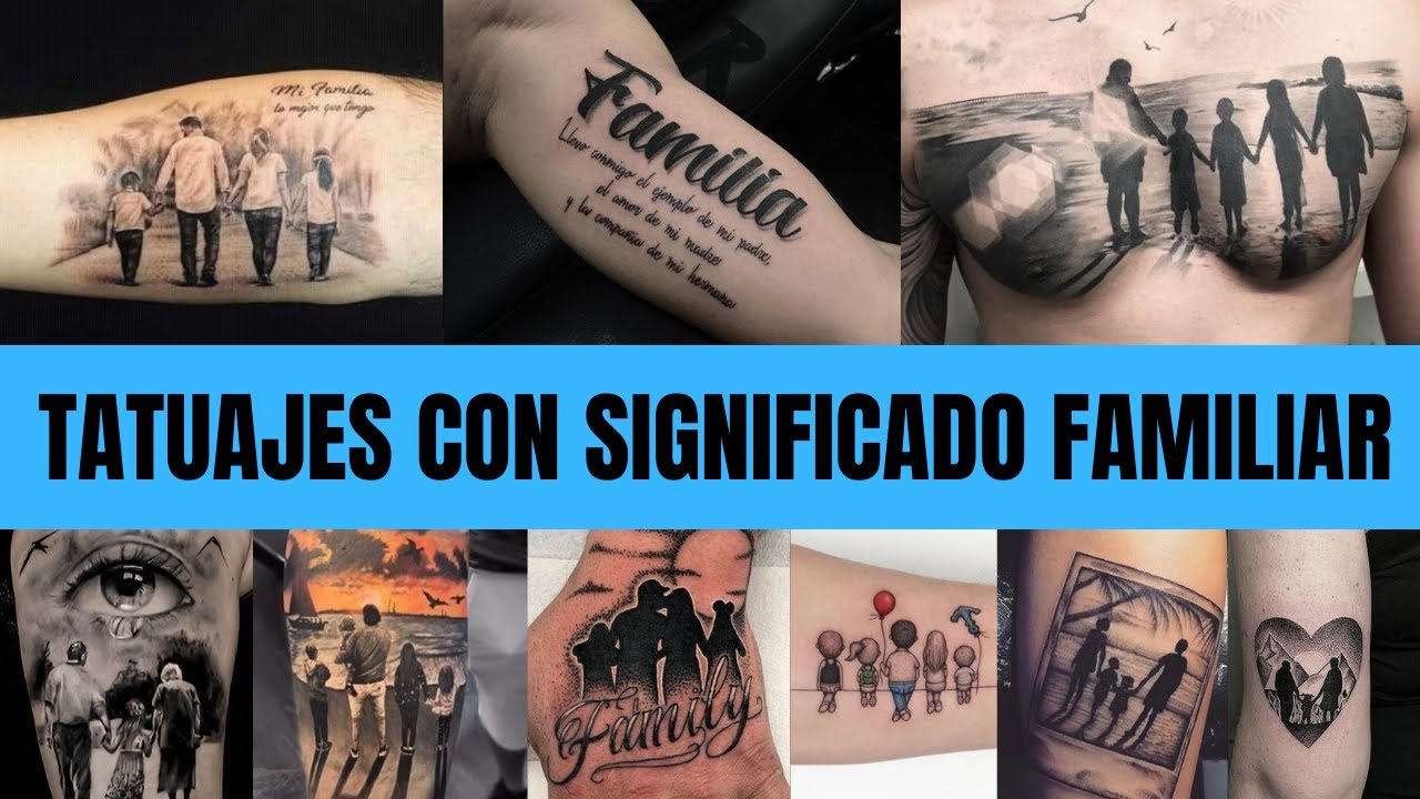 tatuajes de familia de 4 para hombres