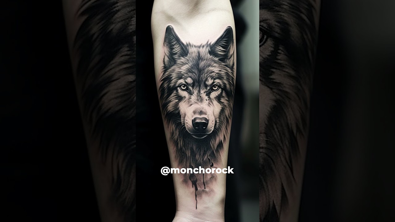 tatuajes de lobos en el brazo