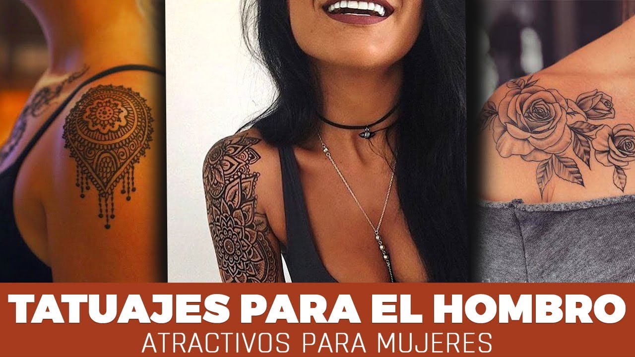 tatuajes de rosas para mujer en el hombro