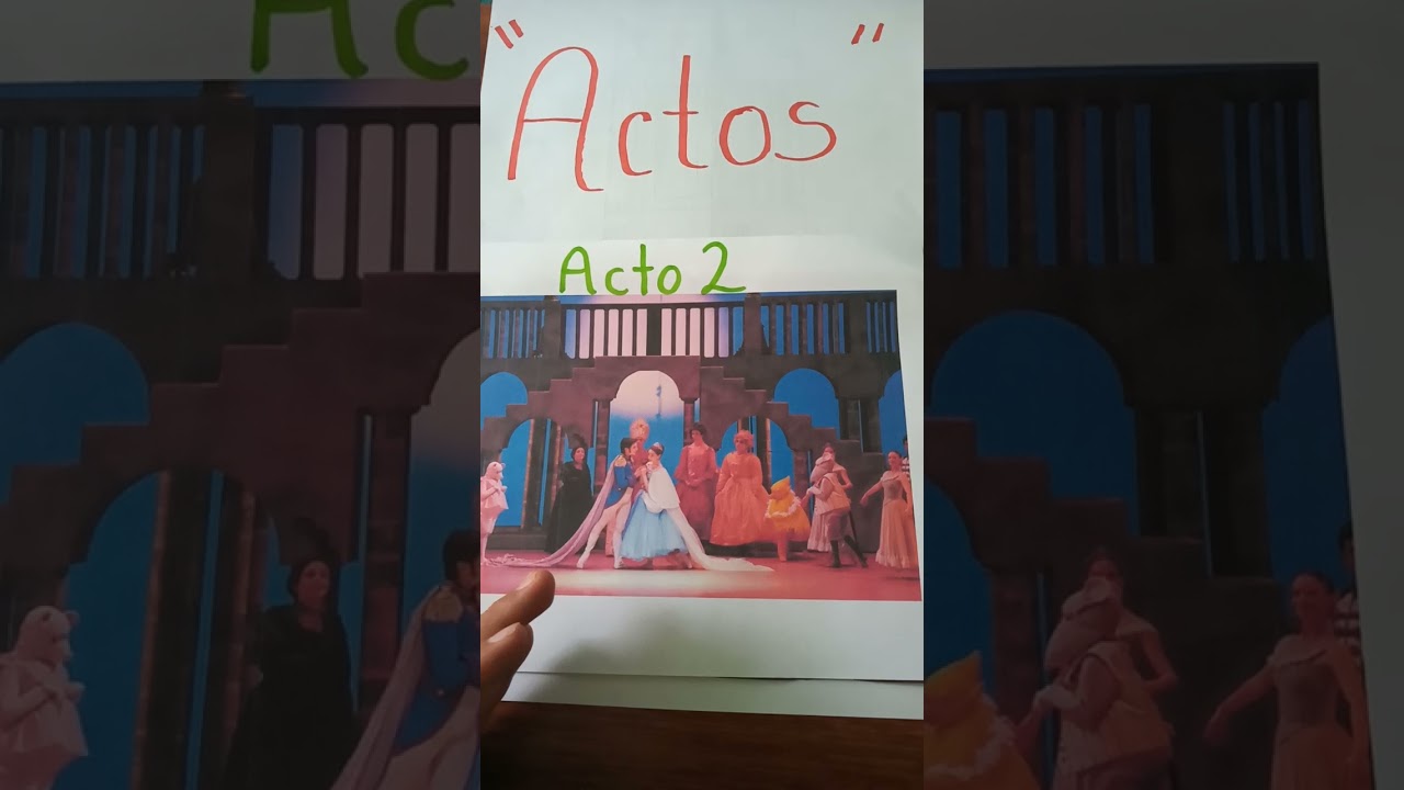 actos de una obra de teatro