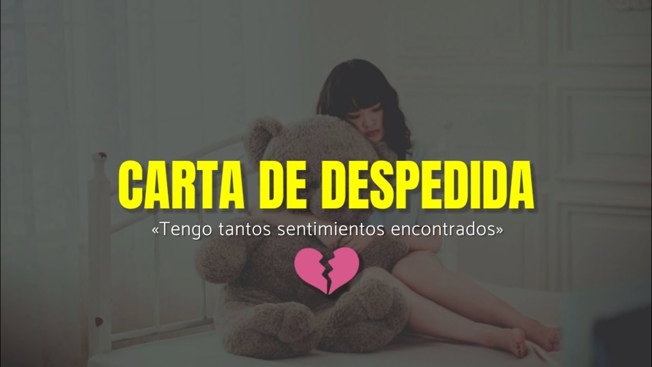 carta de despedida para tu esposo
