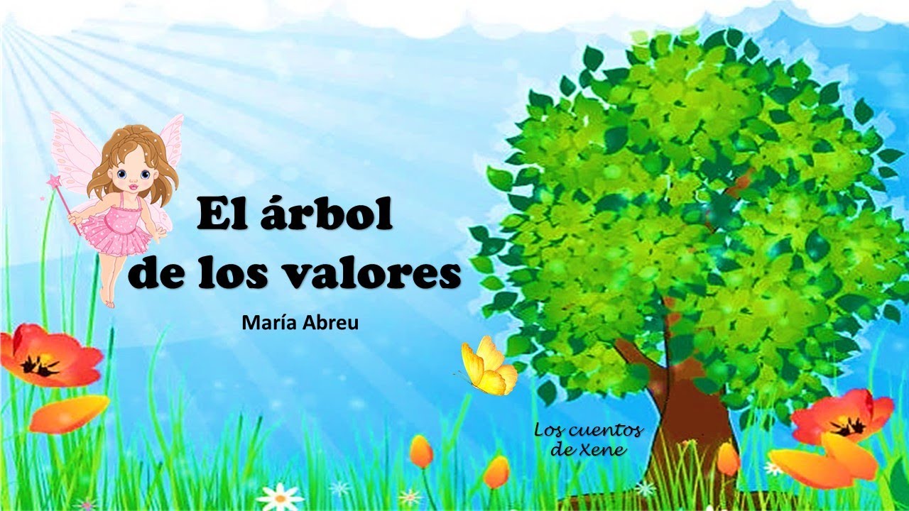el arbol de los valores para niños de primaria