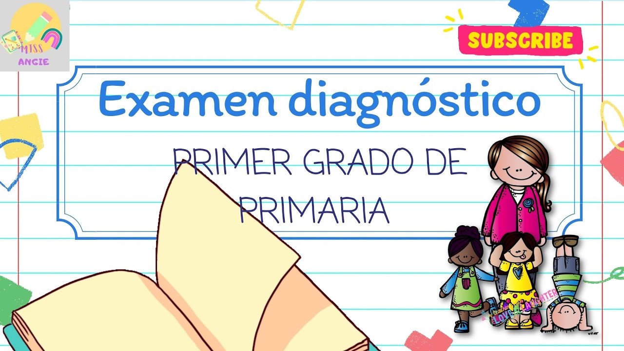 examen para primer grado de primaria