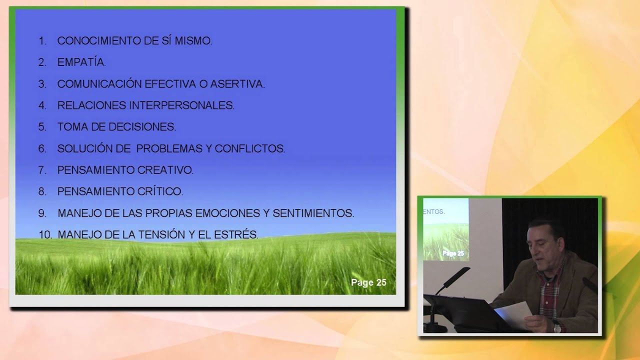 habilidades para la vida segun oms