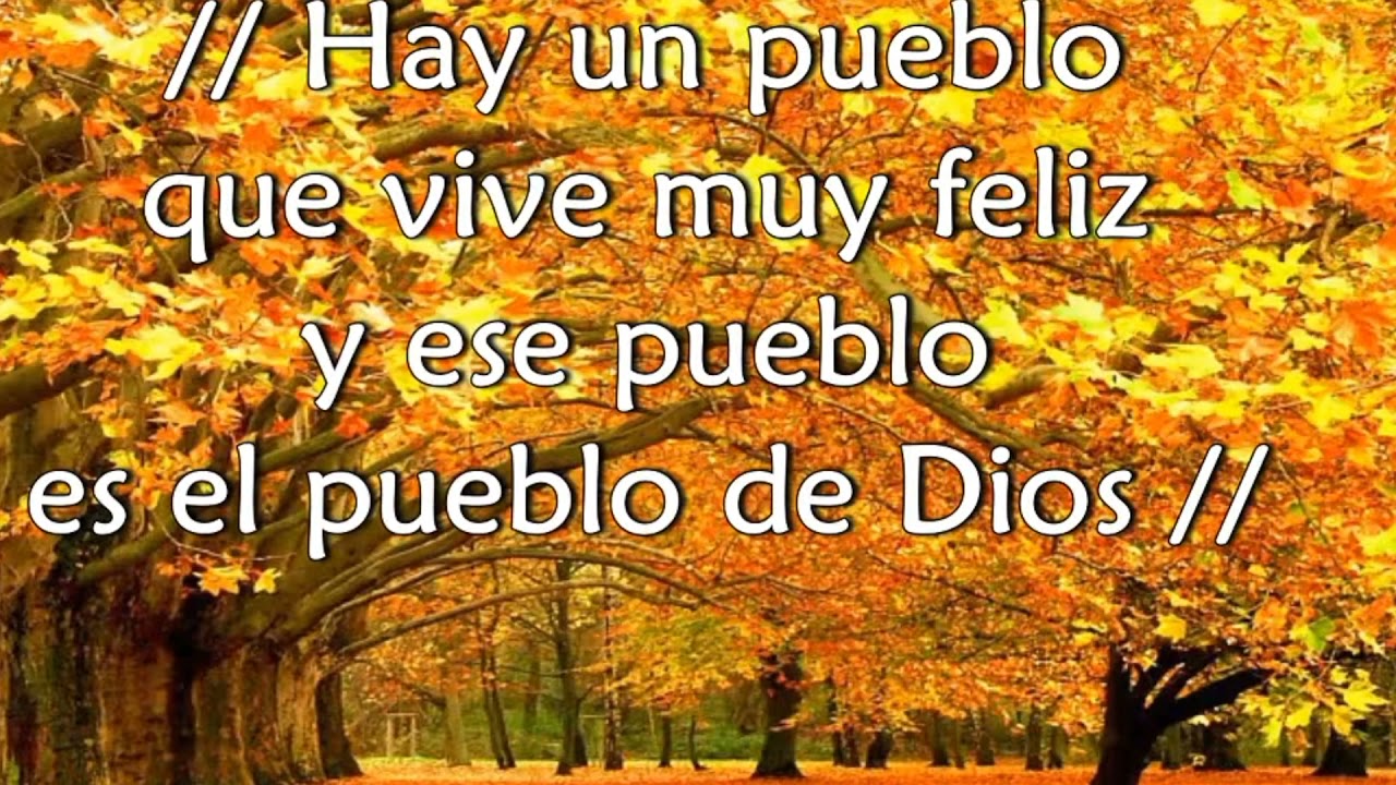 hay un pueblo que vive muy feliz letra