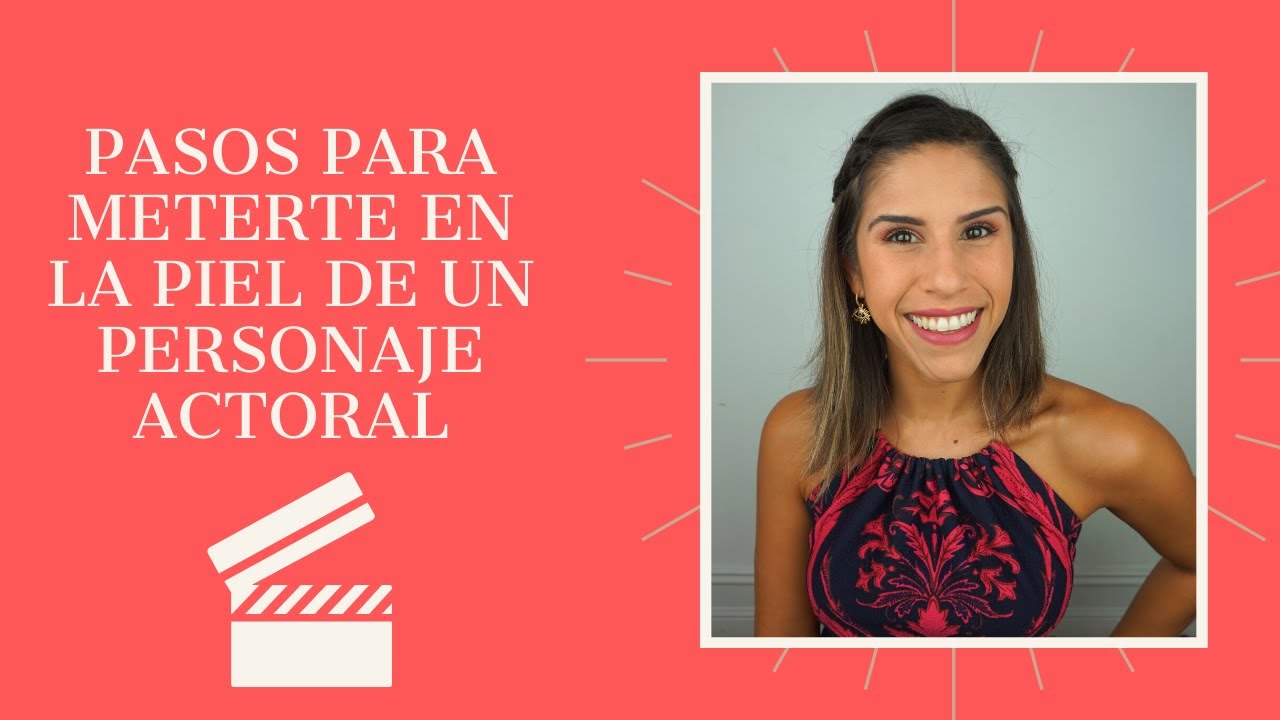 interpretar a un personaje en una obra de teatro