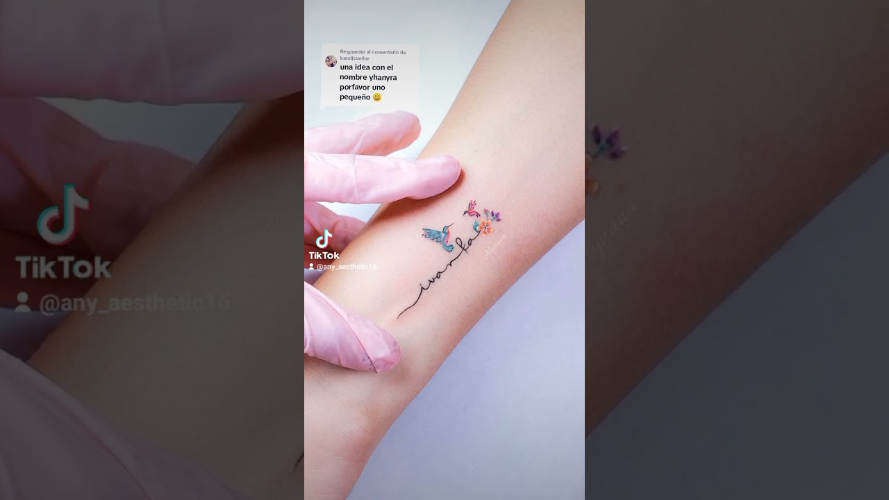 tatuajes de nombres en el brazo chiquitos