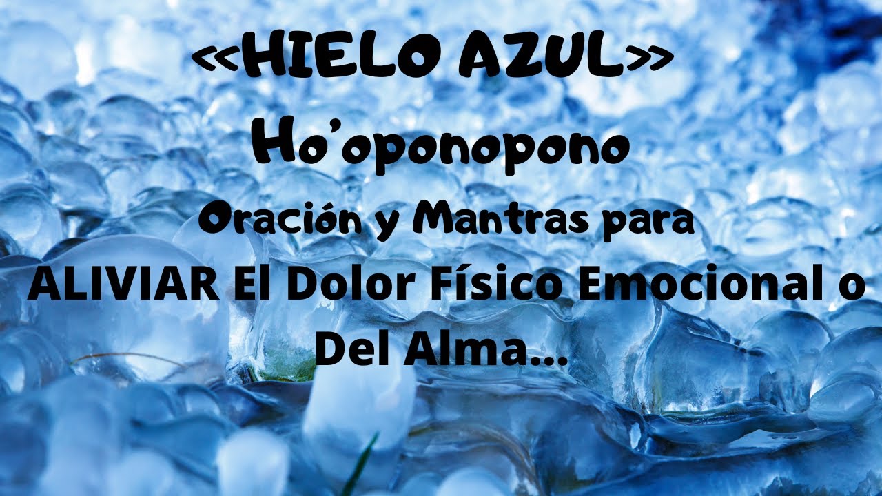 una oración con la palabra hielo