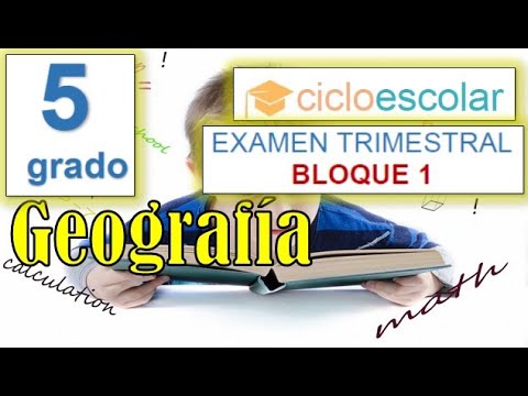 cuestionario de geografia quinto grado bloque 1