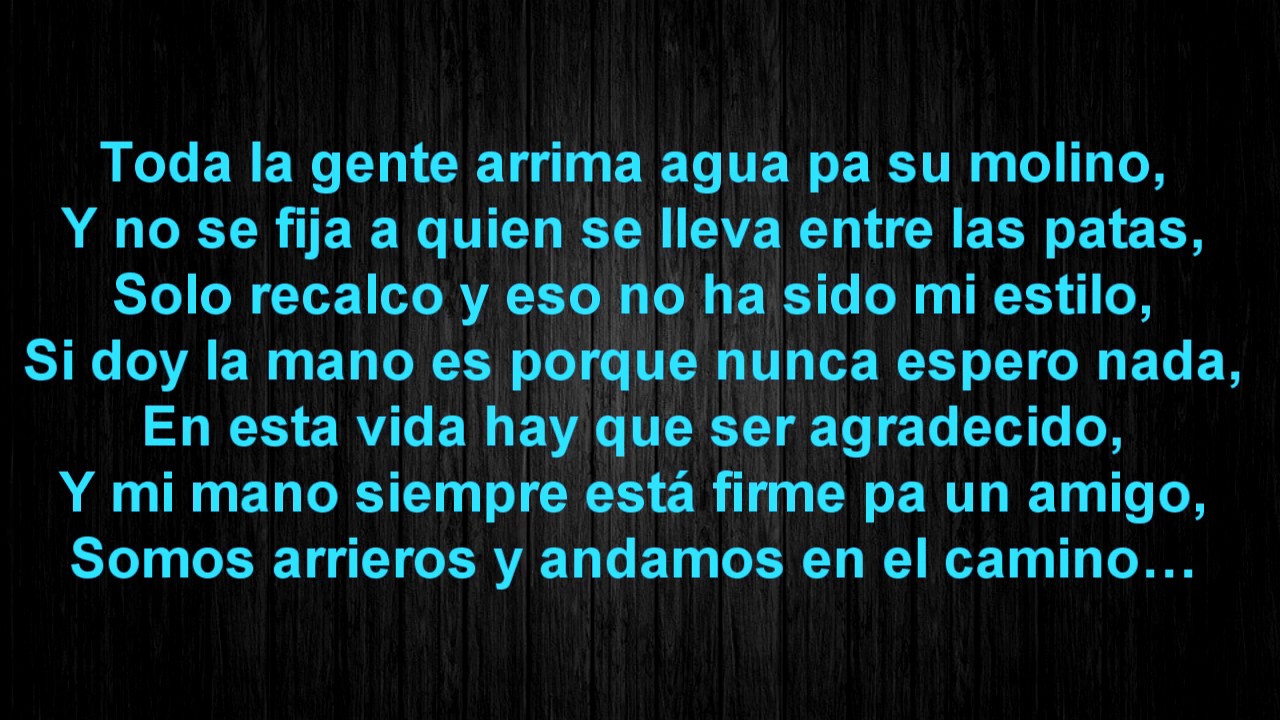 los envidiosos me tienen sin cuidado letra