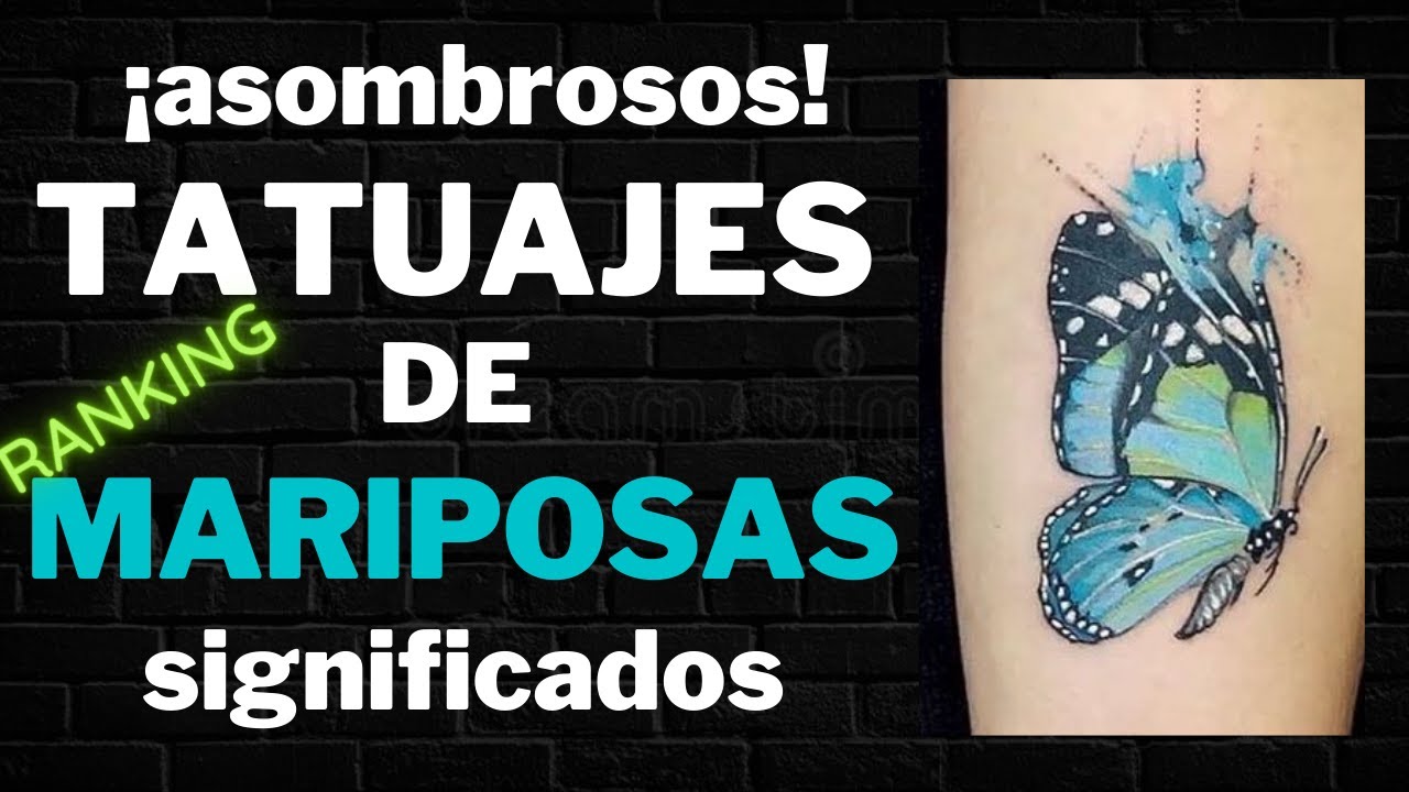 muñeca tatuajes de mariposas con nombres