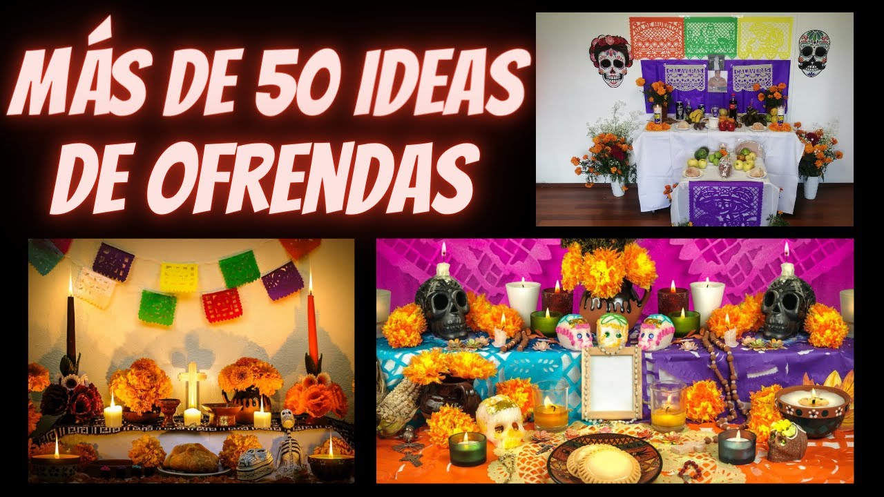 ofrendas bonitas para dia de muertos