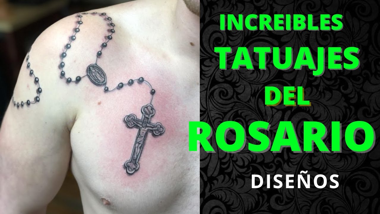 tatuaje de rosario en la mano significado