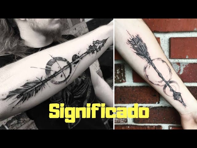 tatuajes de flechas con nombres significado