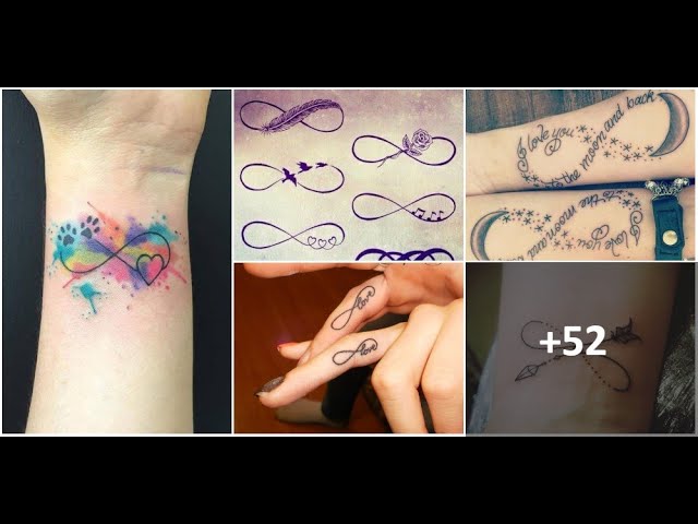 tatuajes de infinito con rosas y nombres