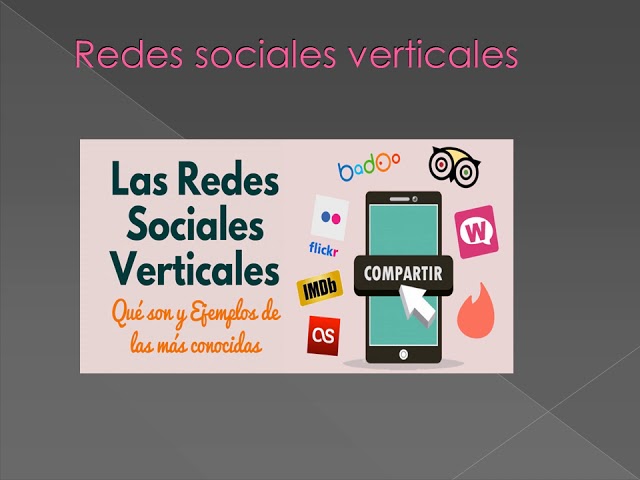 tipos de redes sociales horizontales y verticales