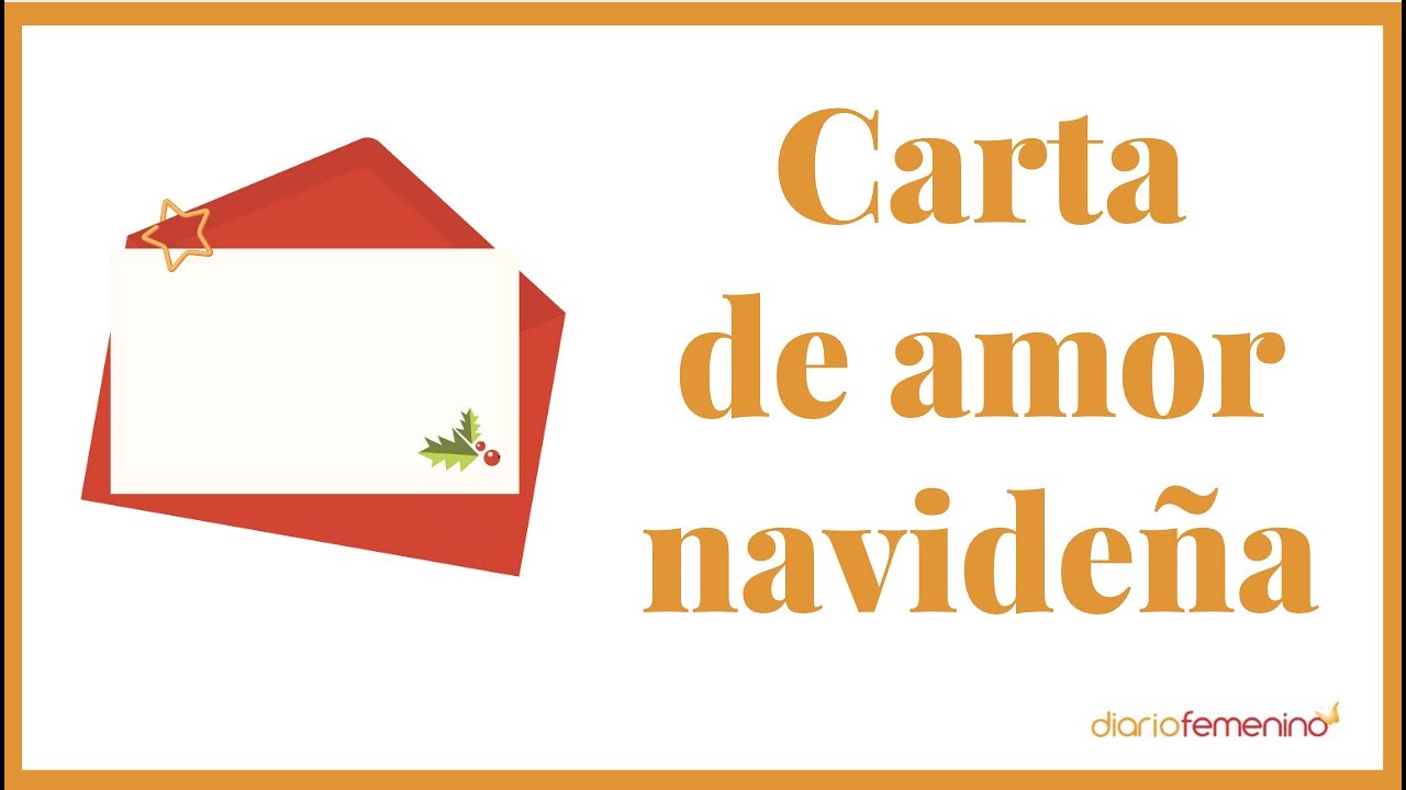 carta de navidad para mi novia