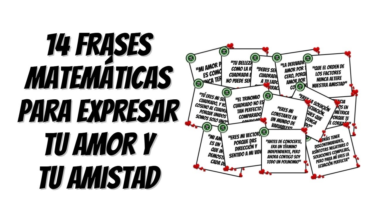 frases de amor a las matematicas