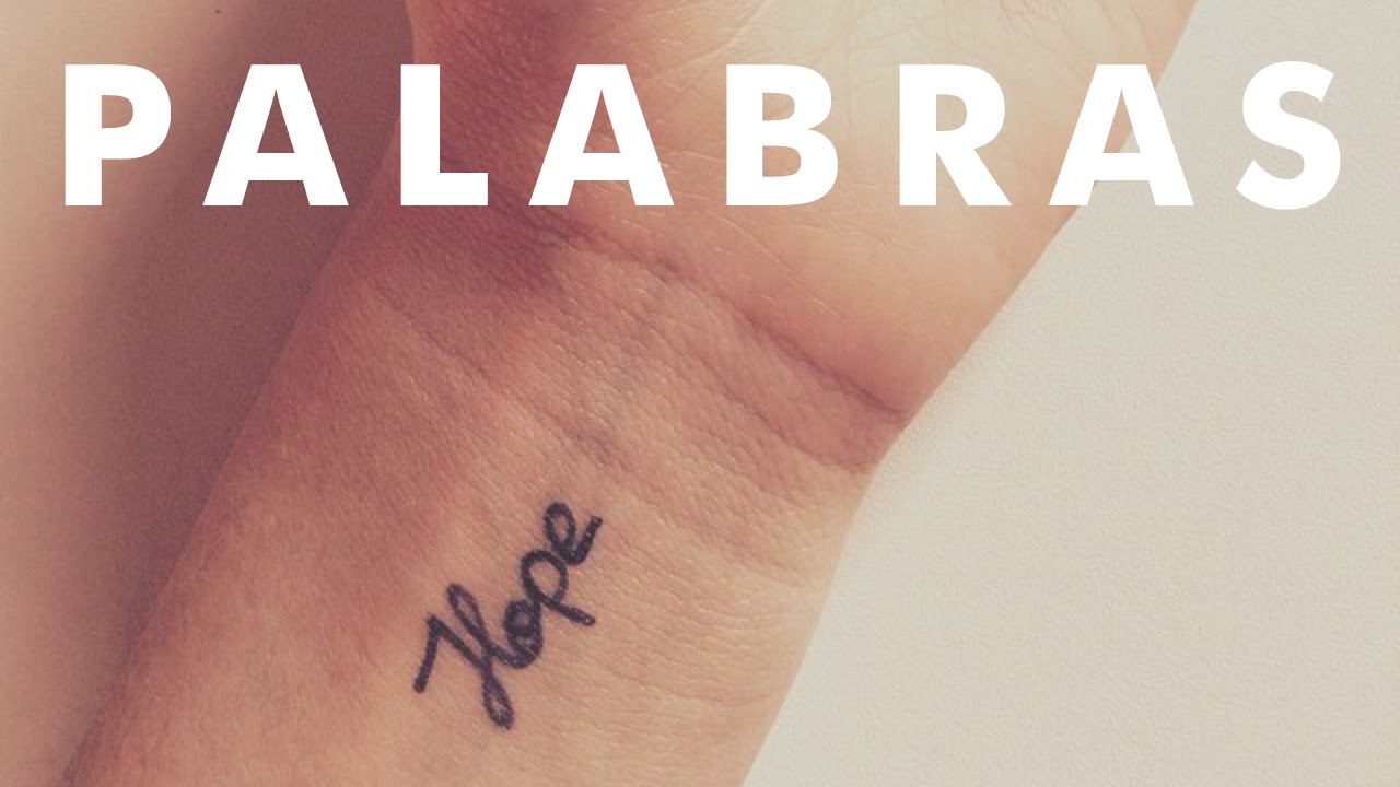 tatuajes de una sola palabra y su significado